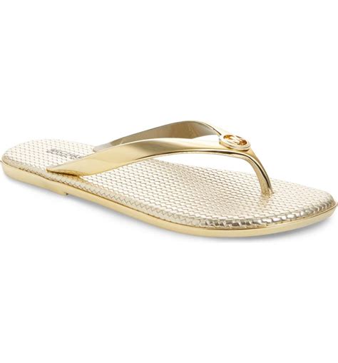 michael kors jet set jelly flip flops 7|Jet Set Metallic Jelly Flip.